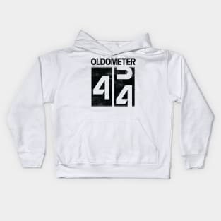 Oldometer Happy Birthday 44 Years Old Was Born In 1976 To Me You Papa Dad Mom Brother Son Husband Kids Hoodie